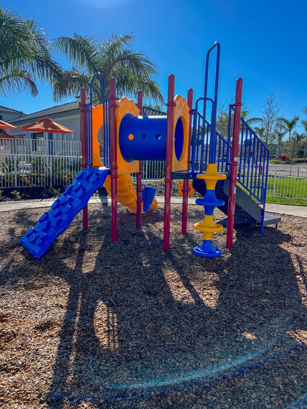 Crawl tunnel on the Sunset Trails play system